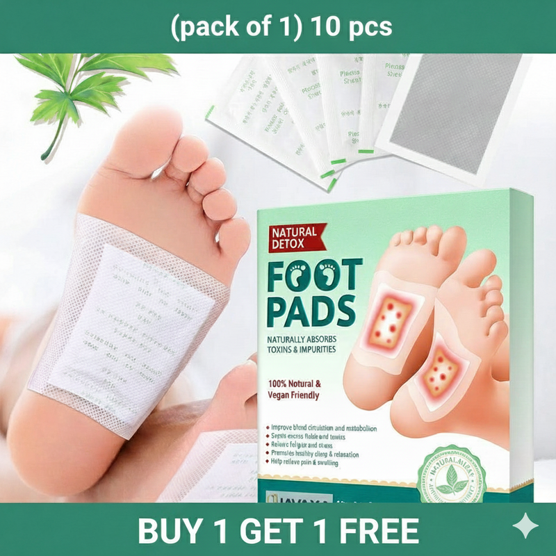 Detox Foot Pads (5 Patches) – Buy 1 Pack Get 1 Pack Free
