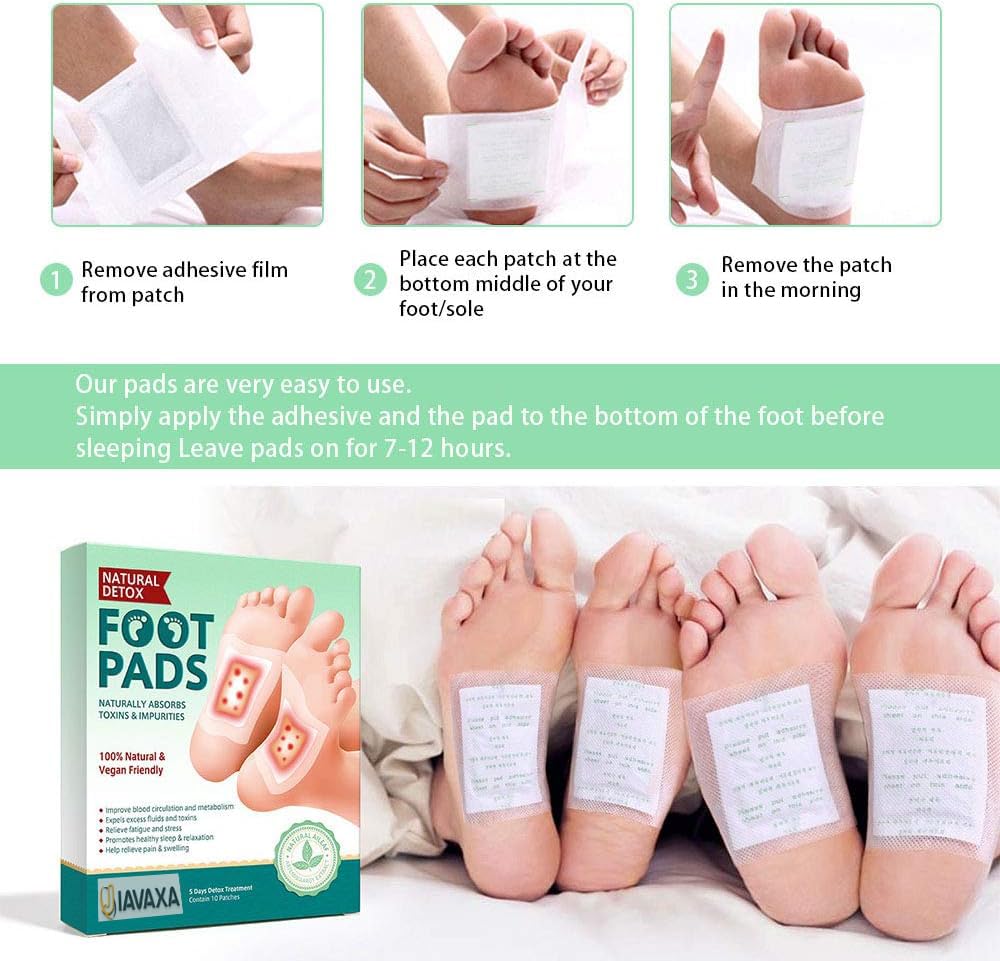 Detox Foot Pads (5 Patches) – Buy 1 Pack Get 1 Pack Free